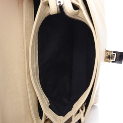Balenciaga Grained Calfskin Le Dix Soft Courrier Blanc Creme 5 of 14