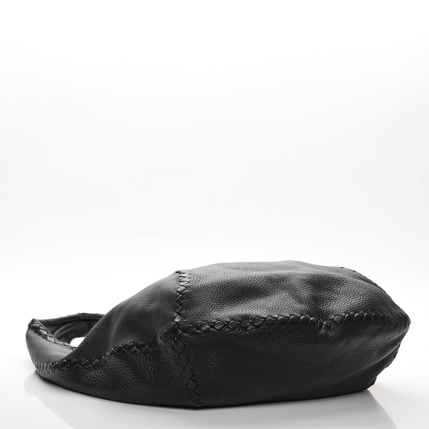 Cervo Deerskin Large Hobo Nero Black