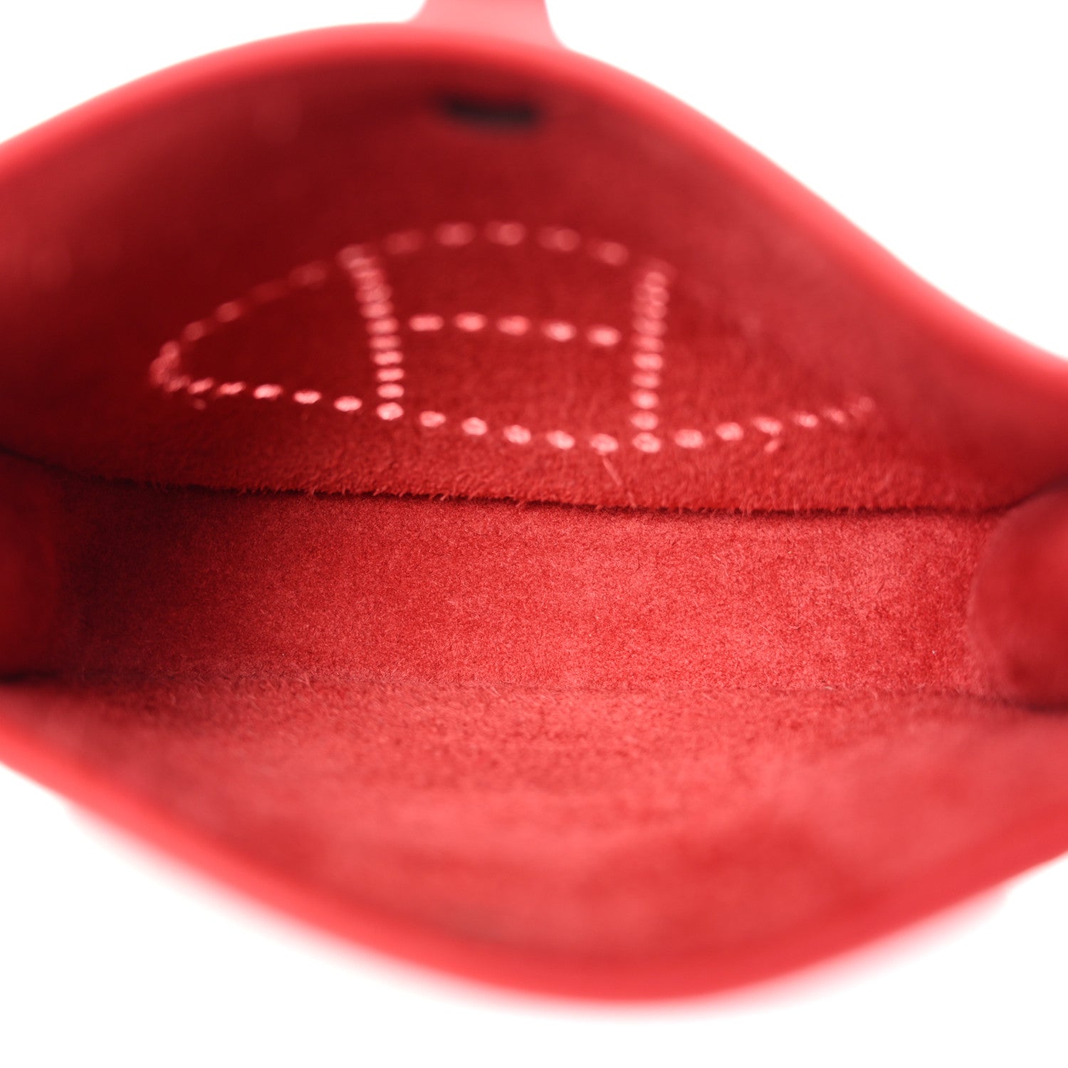 Hermes Taurillon Clemence Evelyne TPM Rouge Casaque 4 of 9