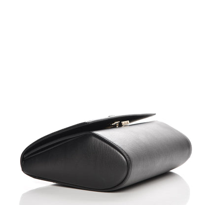 Givenchy Textured Calfskin Pandora Box Clutch Black 4 of 6