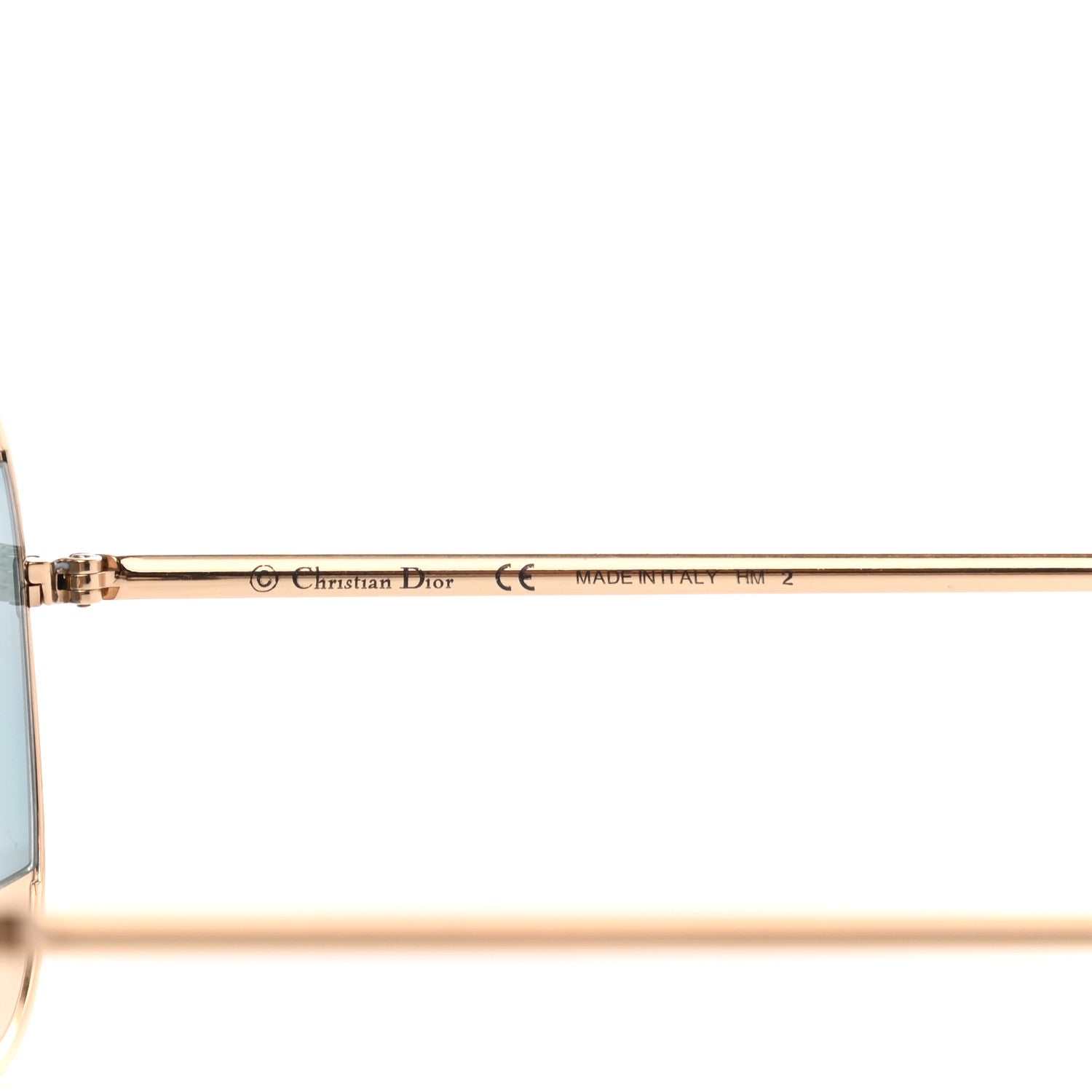 Christian Dior Split 1 Aviator Sunglasses Gold 6 of 6