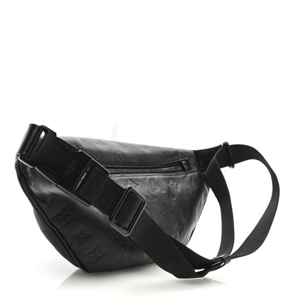 Louis Vuitton Calfskin Monogram Shadow Discovery Bumbag Black 2 of 8