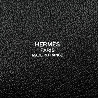 Hermes Taurillon Clemence Jypsiere 28 Black 6 of 10