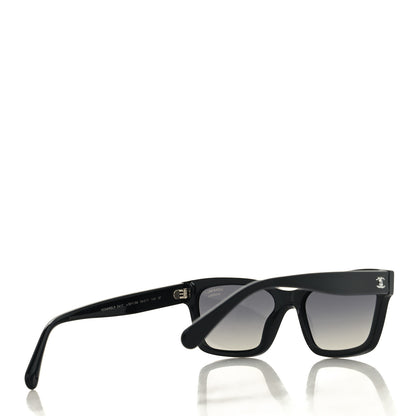 Chanel Acetate Square Sunglasses 5417 Black 4 of 8