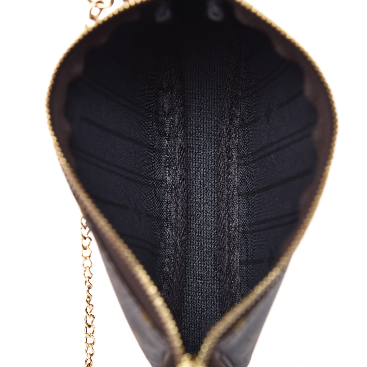 Monogram My LV Heritage Mini Pochette Accessories Ivory Black