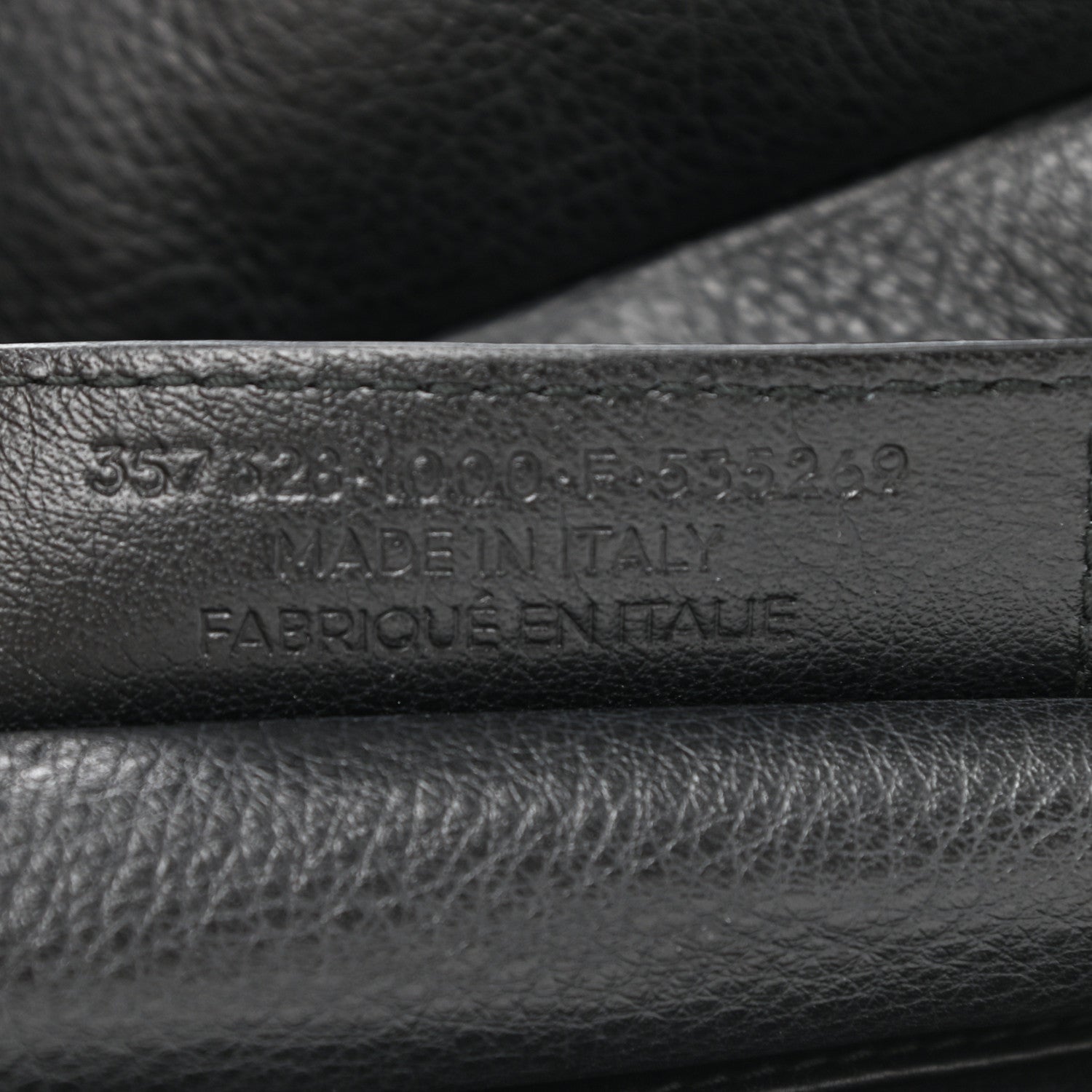 Balenciaga Veau Papier Sight Clutch Black 7 of 7