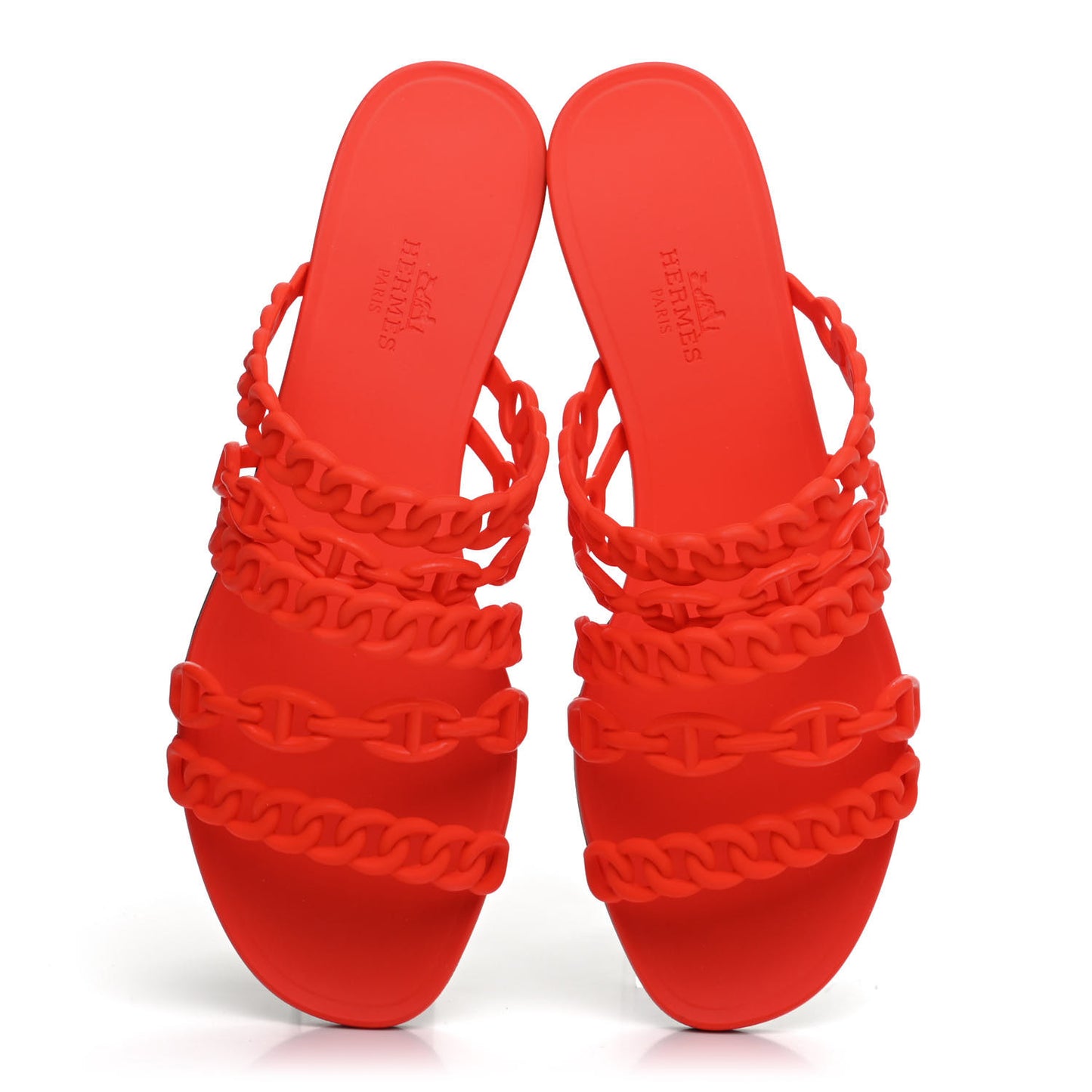 Rubber Chaine d'Ancre Nude Sandals 38 Pavot