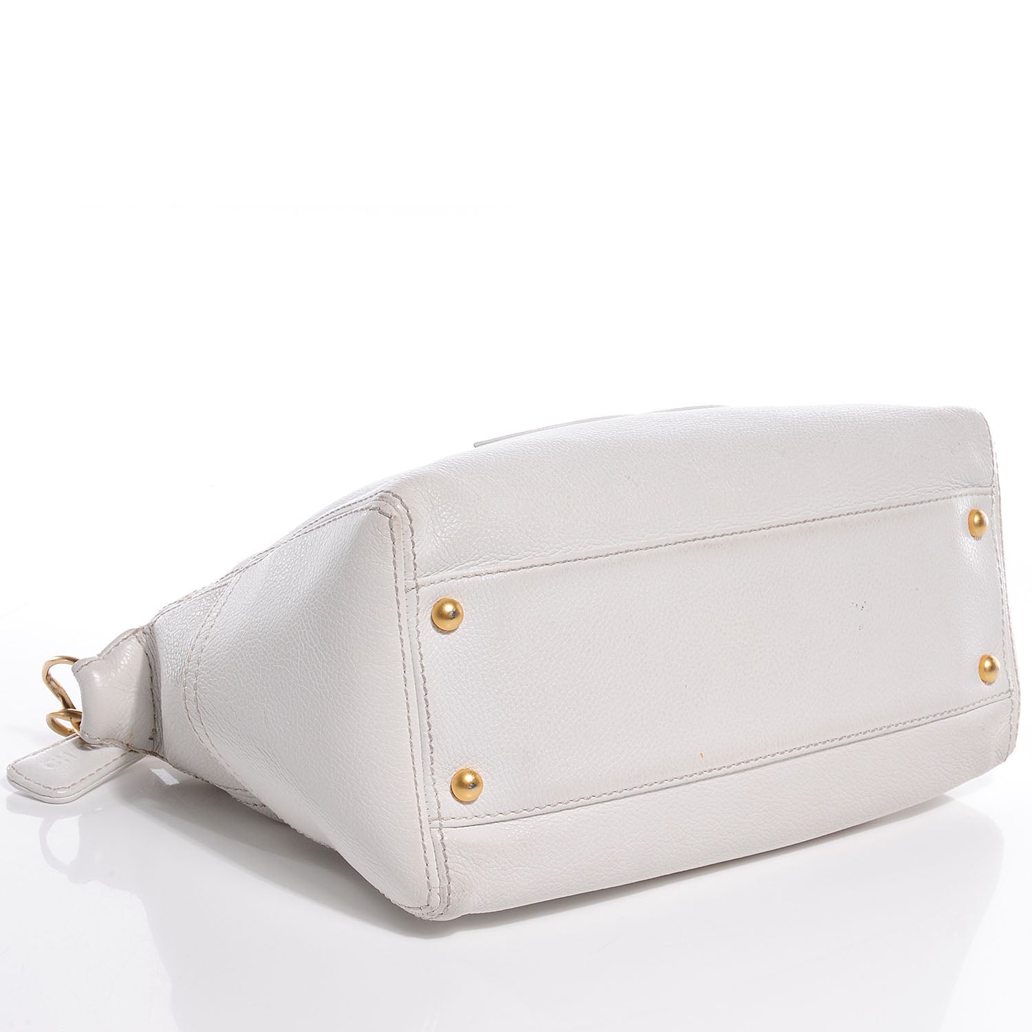 Chanel Caviar CC Hobo White 4 of 7