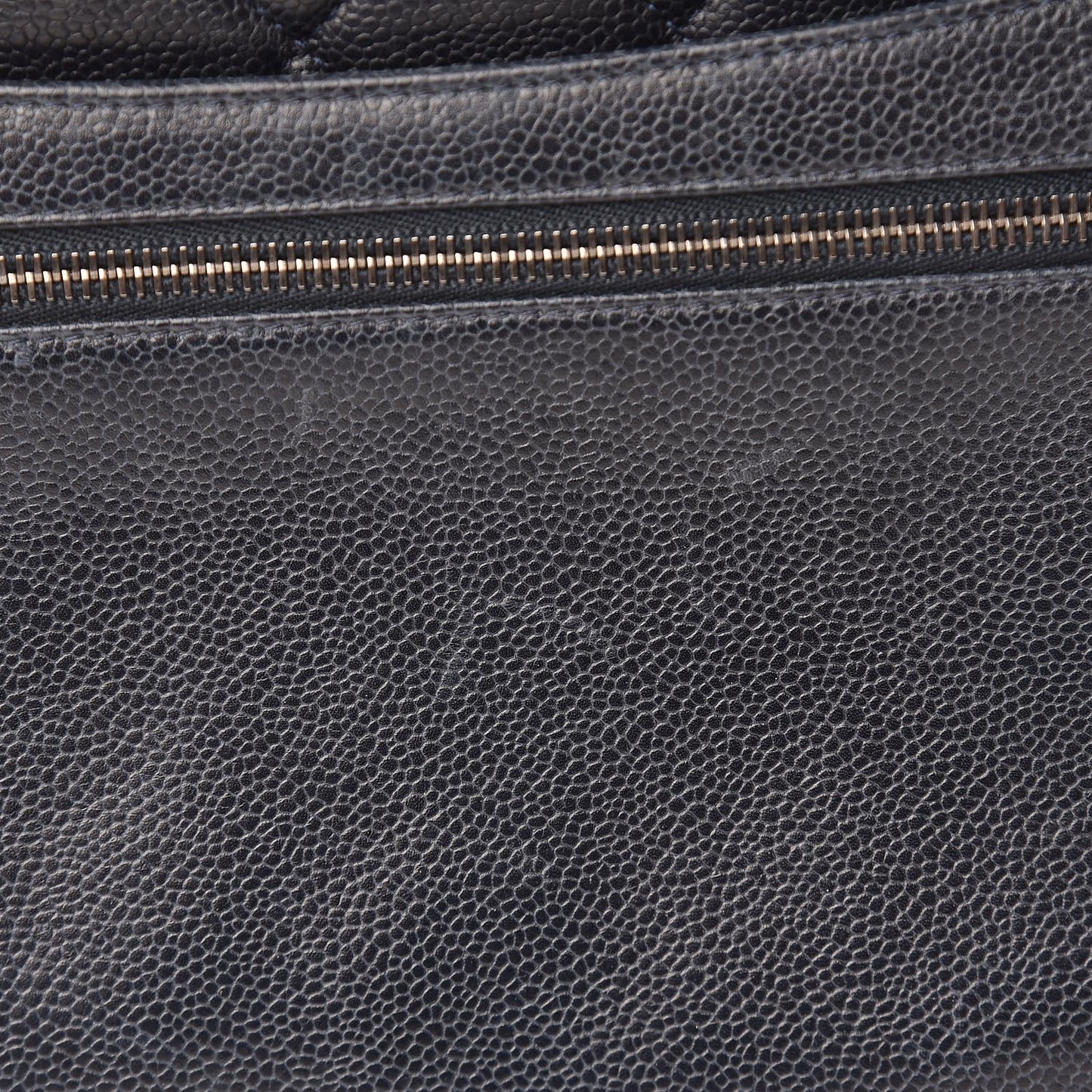 Caviar Quilted Large Retro Class Flap Dark Navy Blue