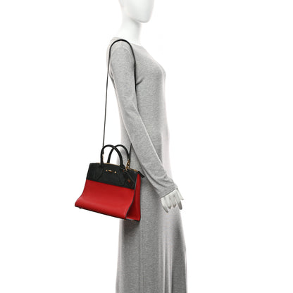 Louis Vuitton Taurillon City Steamer PM Black Rouge 2 of 10