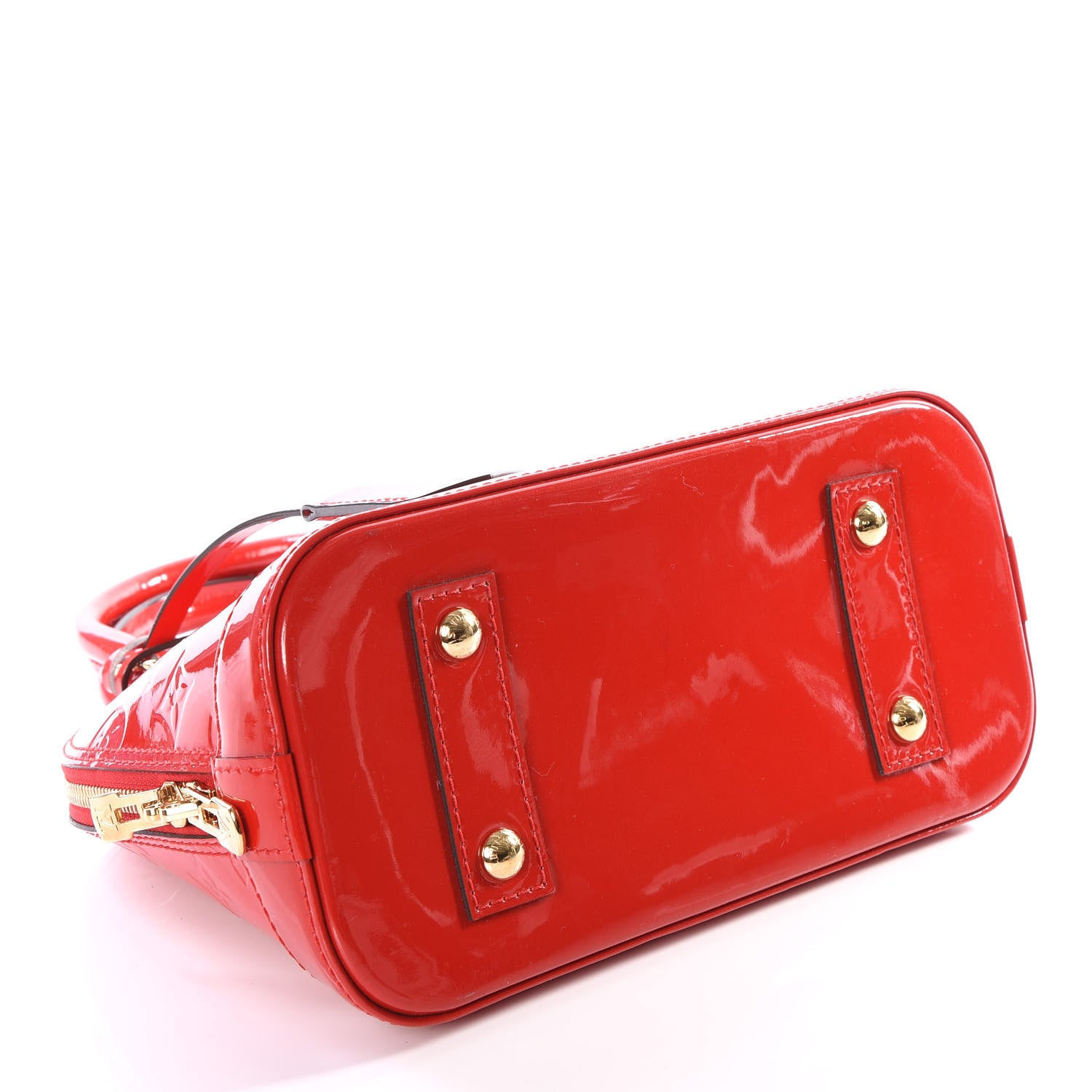Louis Vuitton Vernis Alma BB Cherry 3 of 12