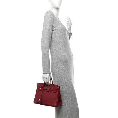 Hermes Togo Birkin 25 Rubis 2 of 10
