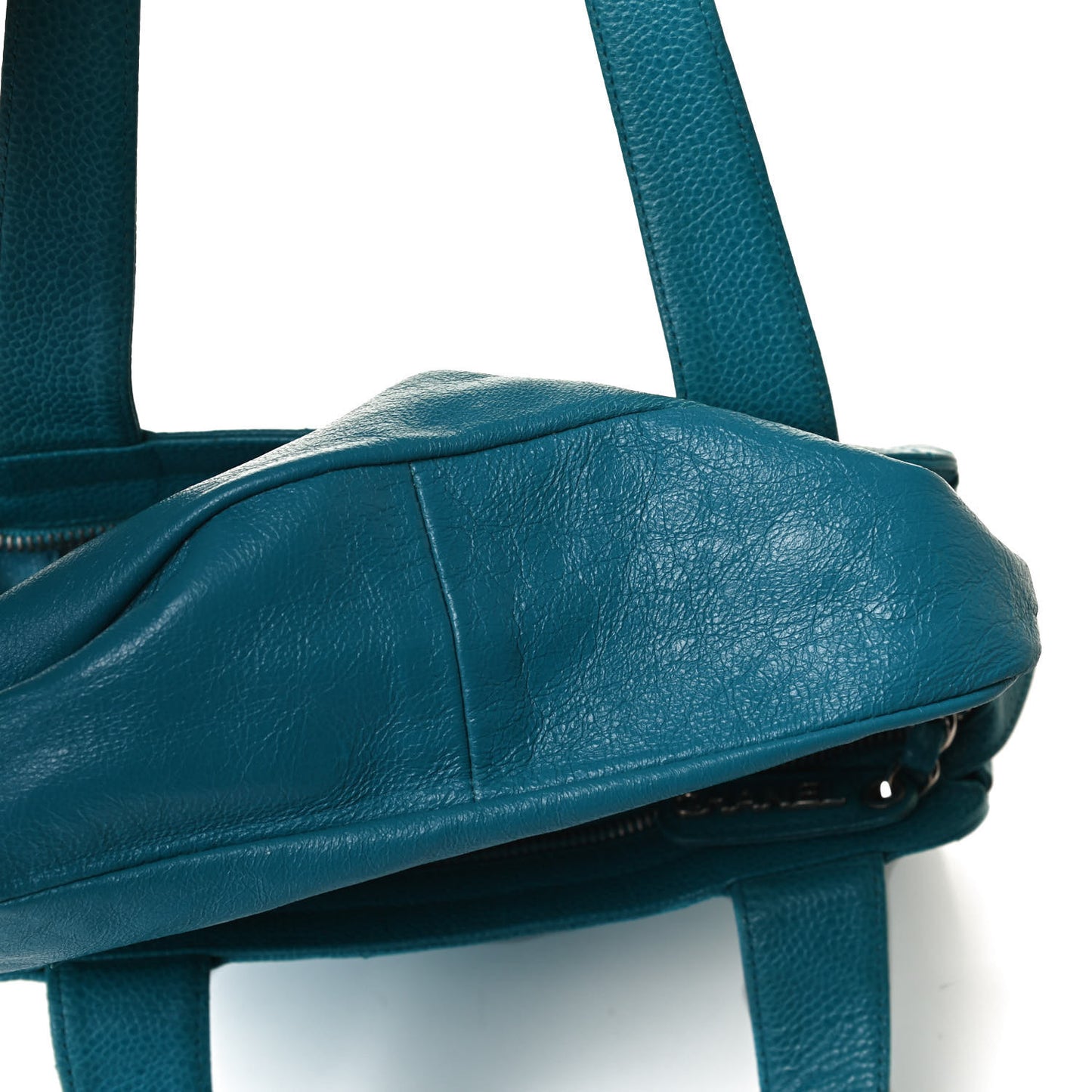 Caviar Quilted Shoulder Bag Blue