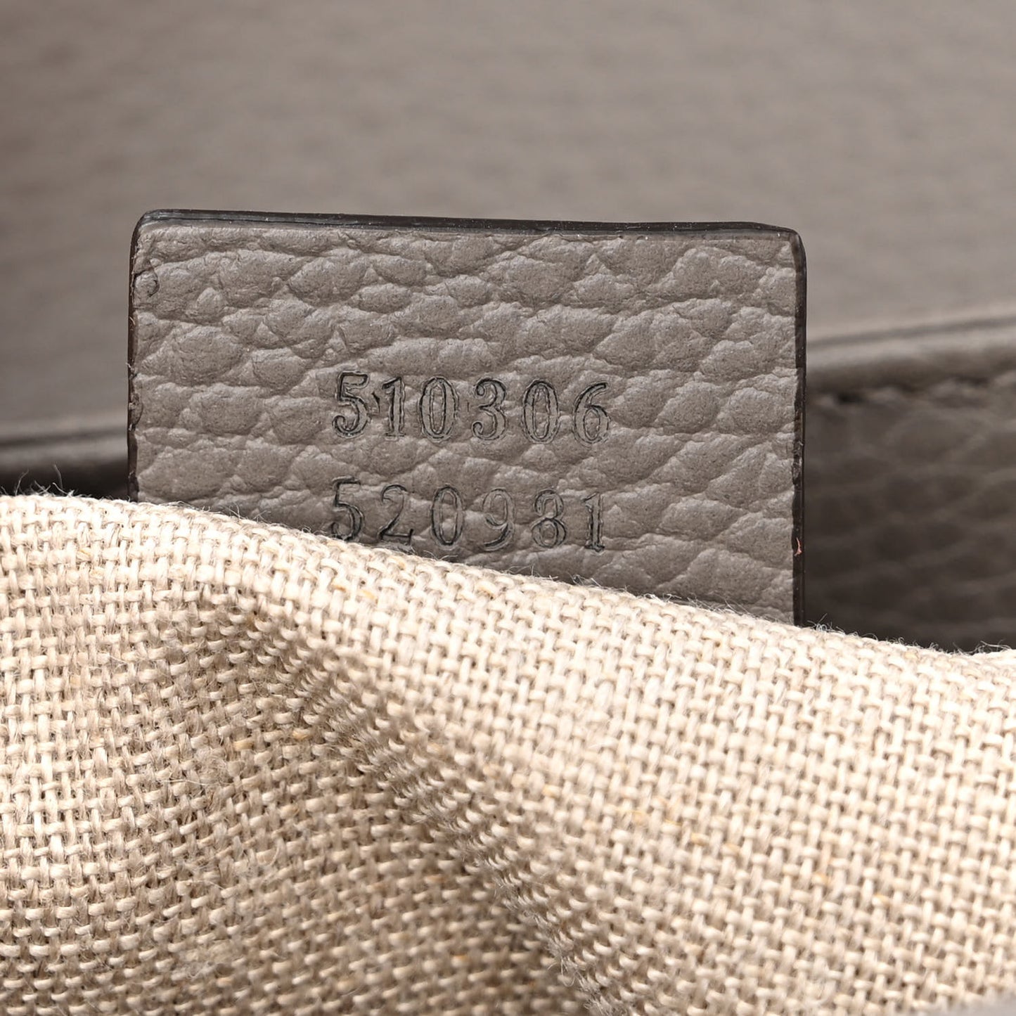 Dollar Calfskin Medium Interlocking G Top Handle Shoulder Bag Loess