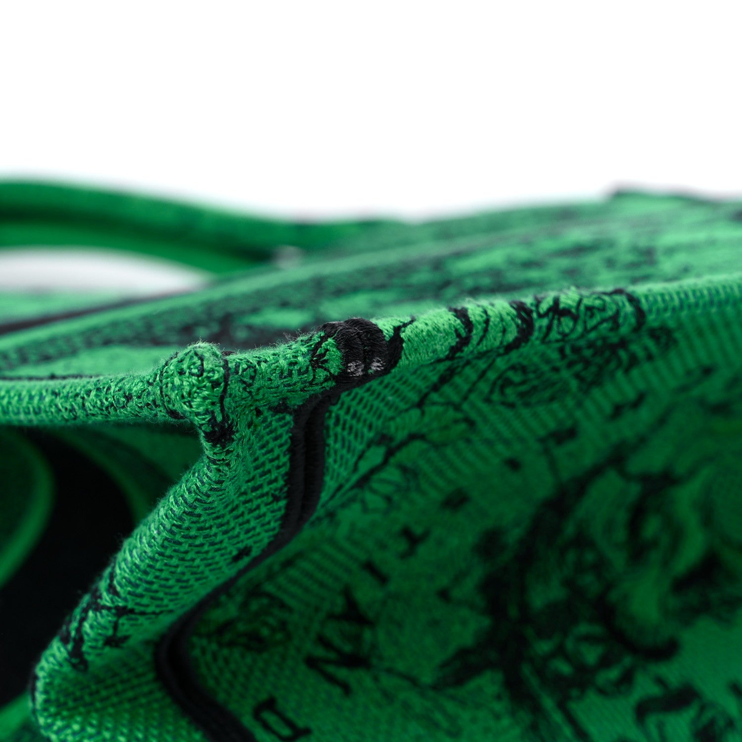 Christian Dior Canvas Embroidered Medium Zodiac Toile De Jouy Book Tote Green 9 of 10