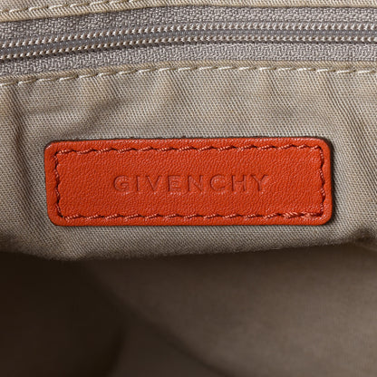 Givenchy Calfskin Crocodile Embossed Medium Nightingale Orange 9 of 22