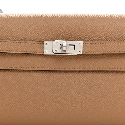 Hermes Epsom Verso Kelly Wallet To Go Chai Mauve Sylvestre 8 of 11