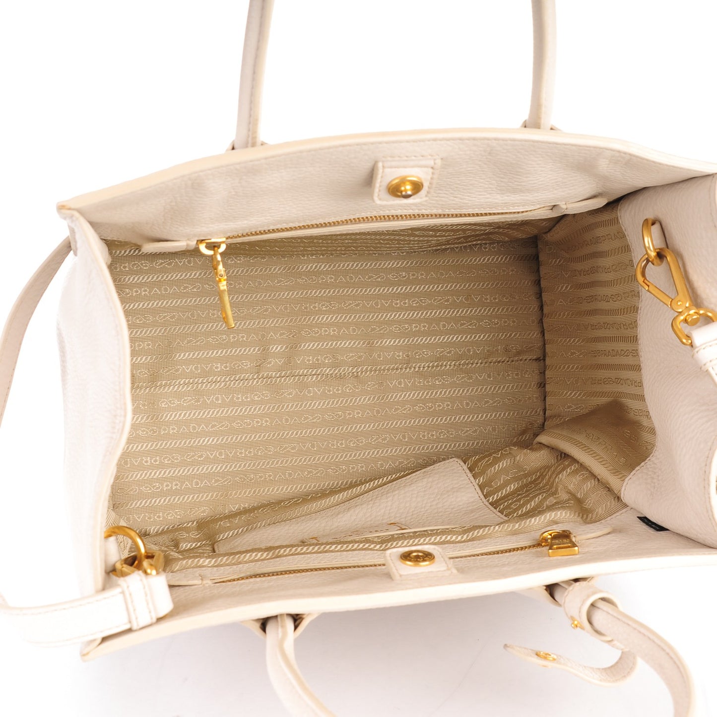 Vitello Daino Shopping Tote Talco