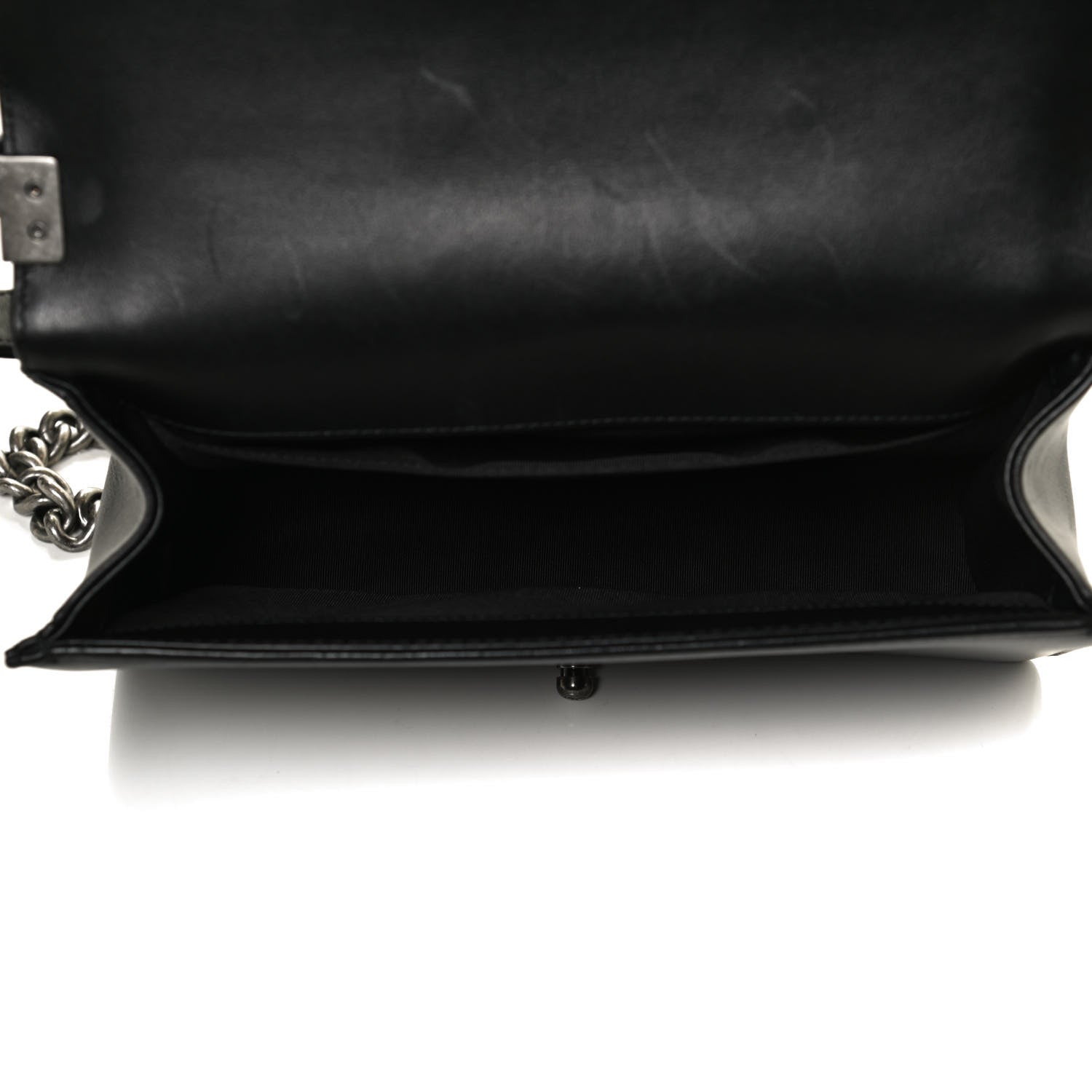 Chanel Lambskin Quilted Medium Boy Flap Black 5 of 13