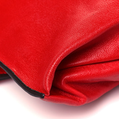 Tom Ford Ramskin Large Alix Padlock Zip Shoulder Bag Flame Red 10 of 13