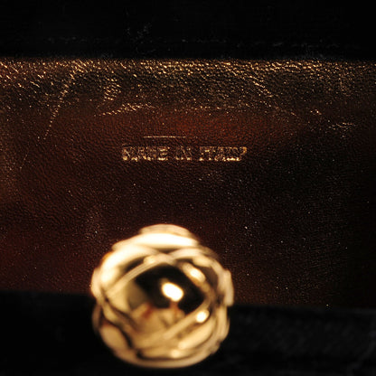 Chanel Velvet Kiss Lock Shoulder Bag Black 6 of 8