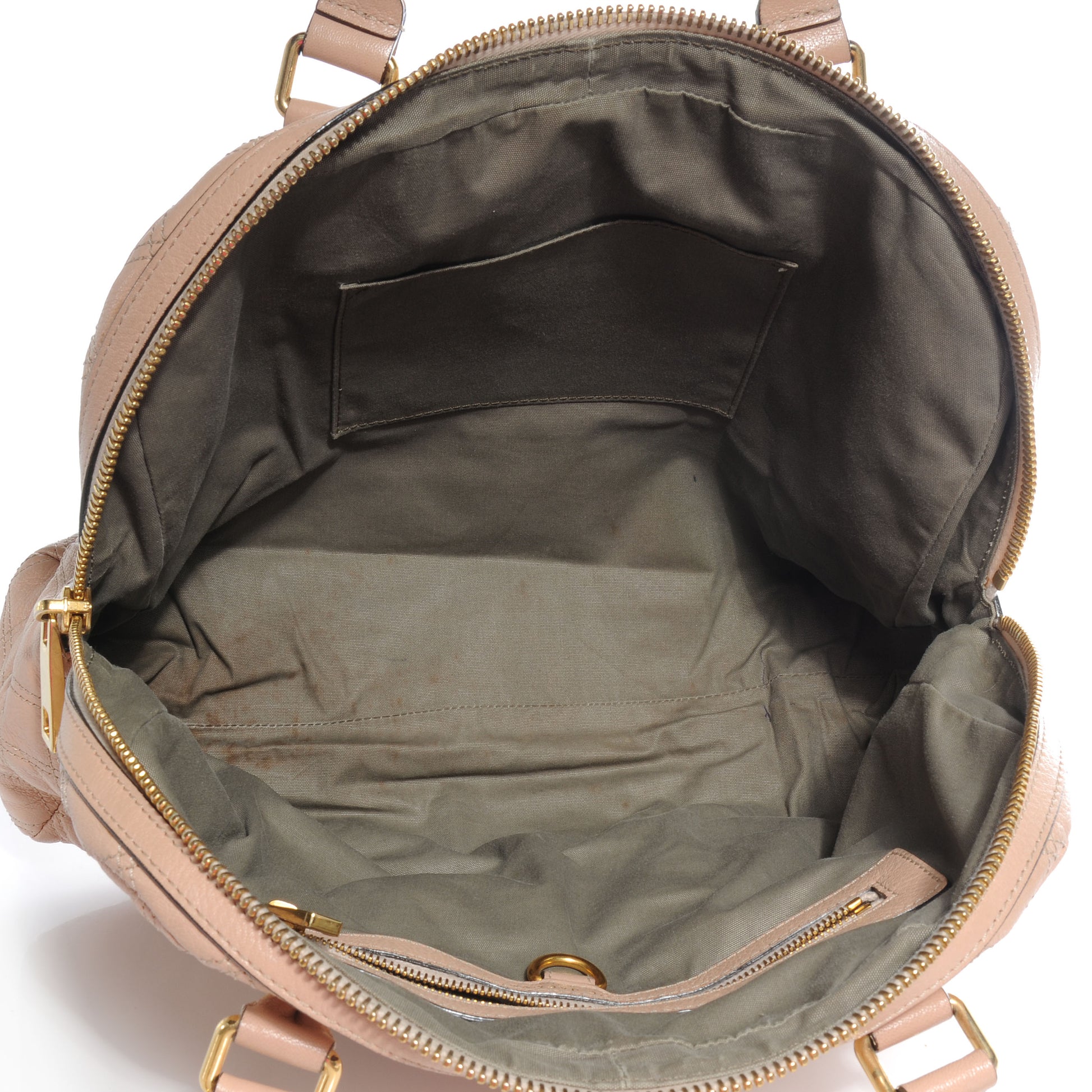 Marc Jacobs Leather Quilted Karlie Satchel Petal 5 of 8