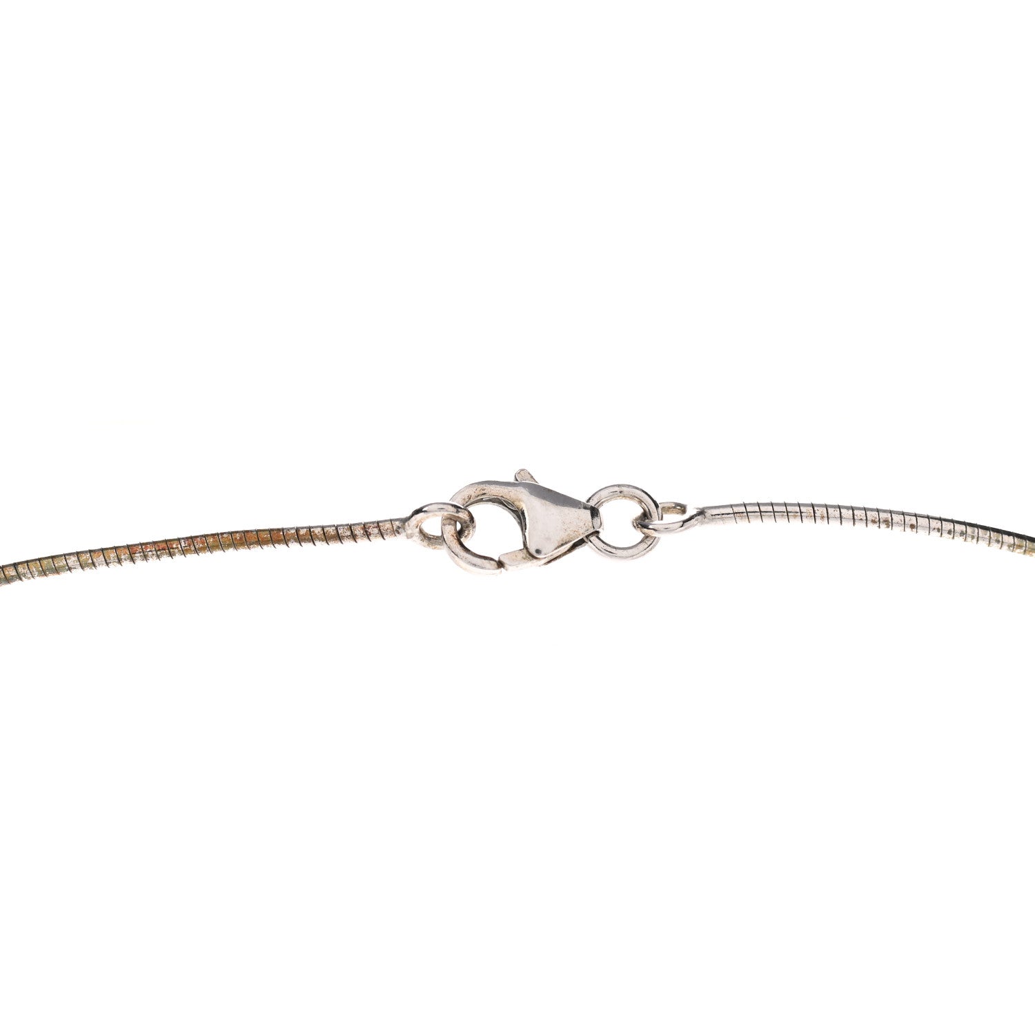 Hermes Lacquered Palladium Pop H Necklace Rose Azalee 6 of 7