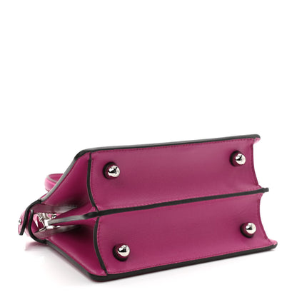 Fendi Shiny Nappa Petite Peekaboo I SEE U Satchel Magenta 3 of 9