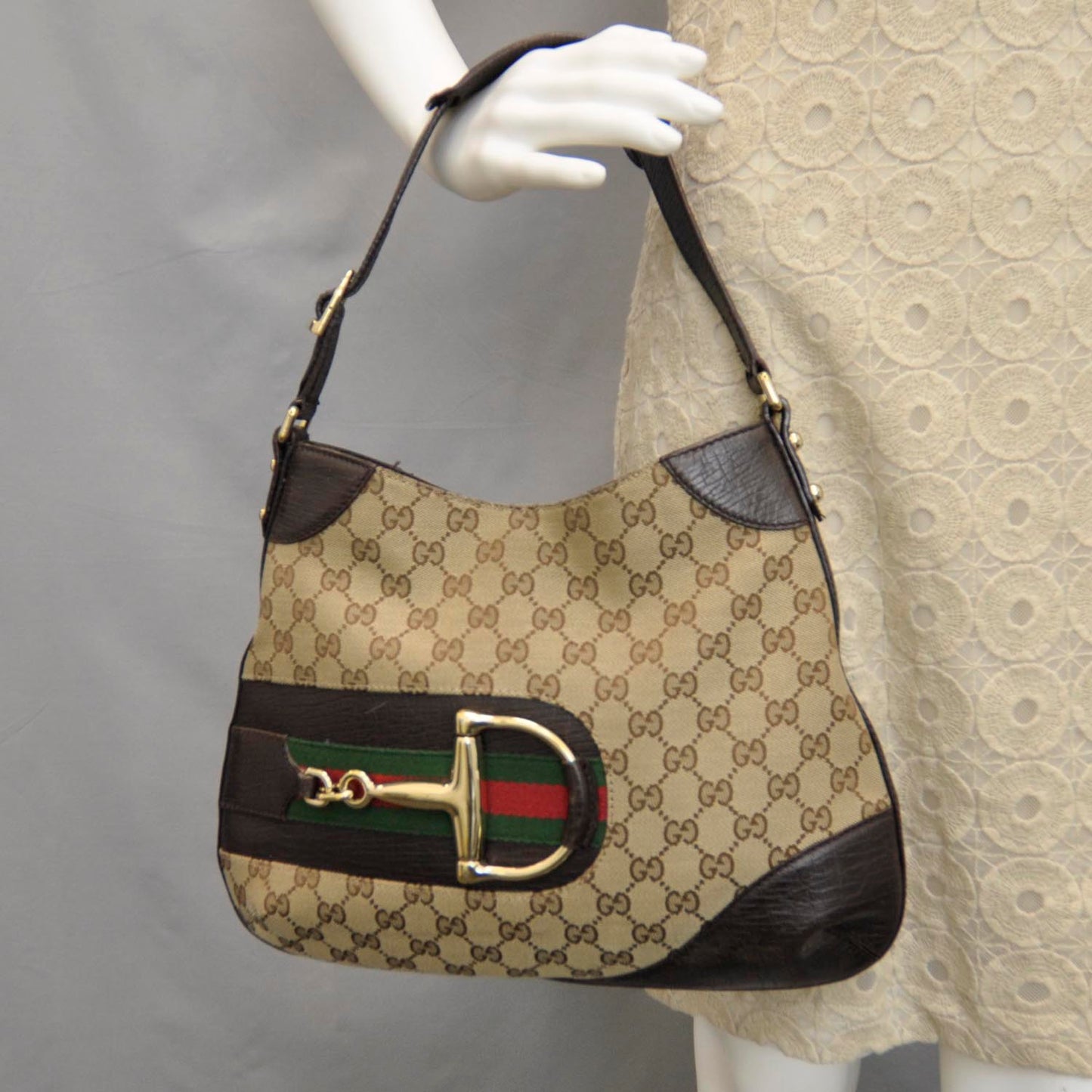 Monogram Hasler Shoulder Bag Ebony