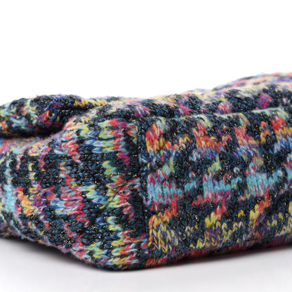 Chanel Tweed Quilted Medium Chanel 19 Flap Dark Multicolor 6 of 10