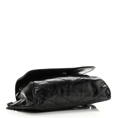 Saint Laurent Crinkled Calfskin Matelasse Monogram Niki Body Bag Black 4 of 11