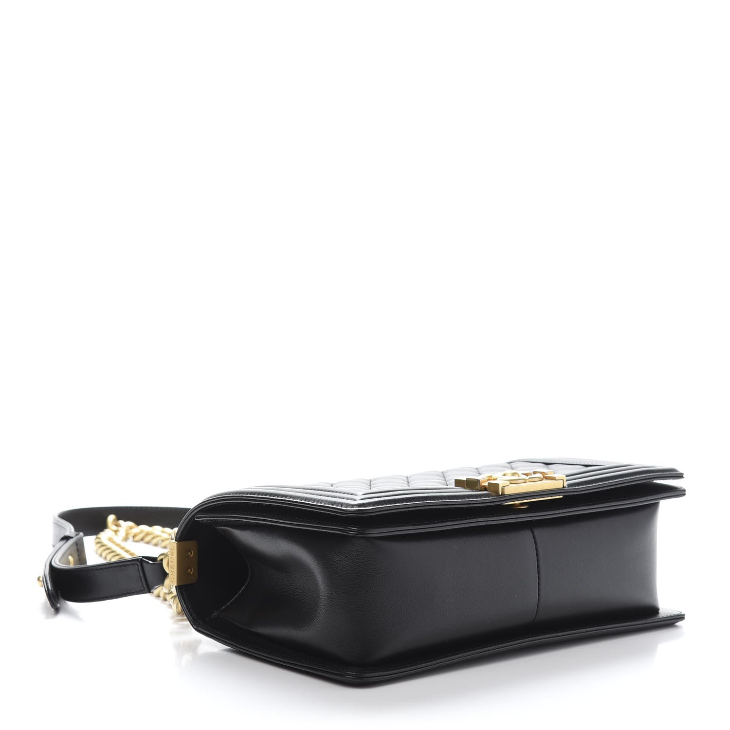 Chanel Lambskin Quilted Medium Boy Flap Black 3 of 11