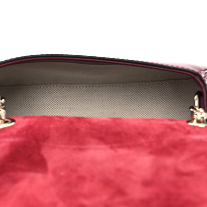 Gucci Patent Blondie Small Shoulder Bag Rosso Ancora 5 of 10