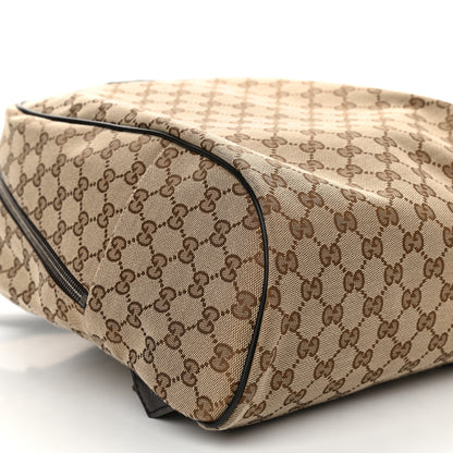 Gucci GG Monogram Travel Backpack Dark Brown 9 of 10