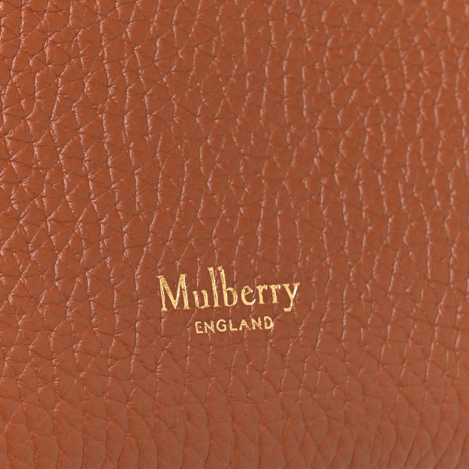 Mulberry Heavy Grain Iris Tote Brown 5 of 9