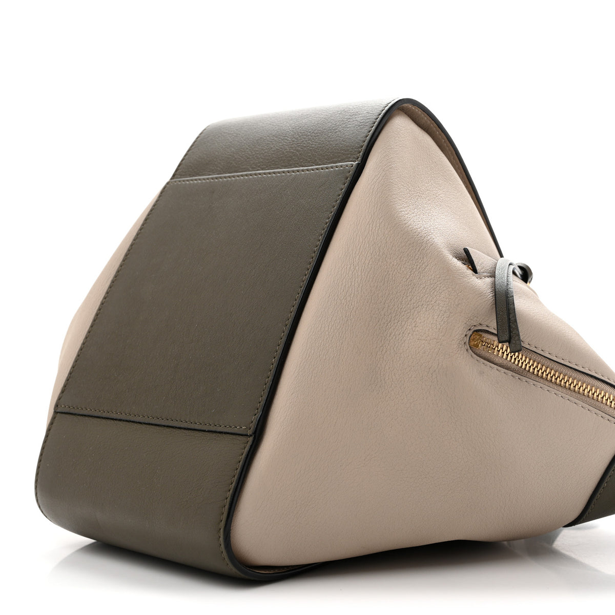 Loewe Calfskin Small Hammock Shoulder Bag Khaki Green Soft White 16 of 19