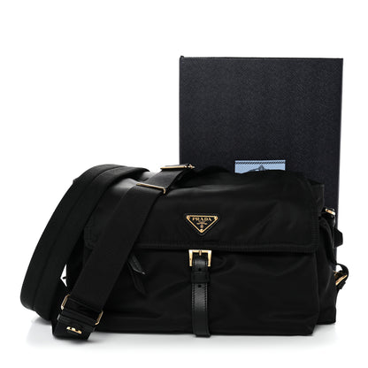 Prada Re-Nylon Large Explore Messenger Bag Black 11 of 11