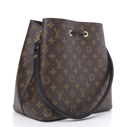 Louis Vuitton Monogram Neonoe MM Black 3 of 9