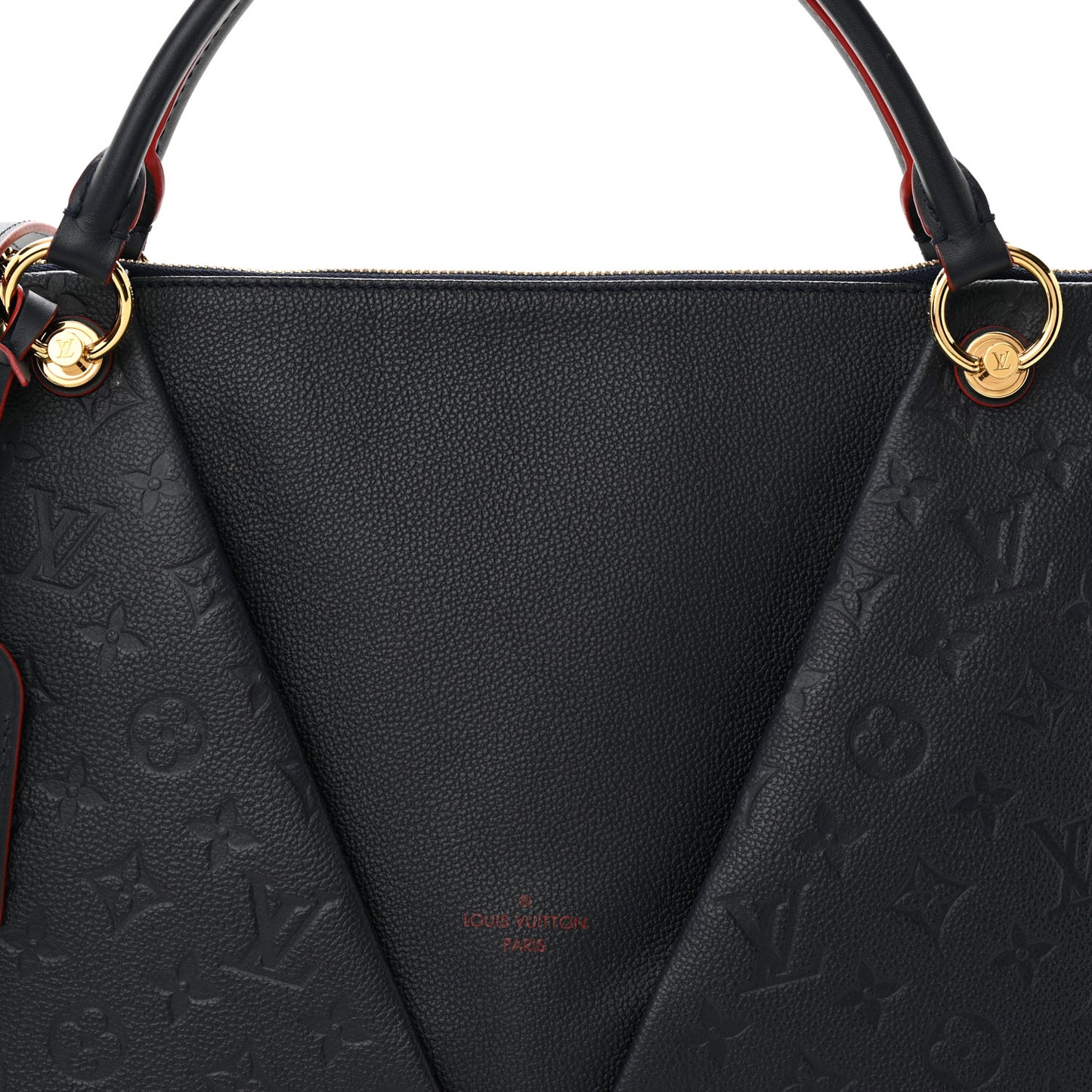 LOUIS VUITTON Empreinte V Tote MM Marine Rouge