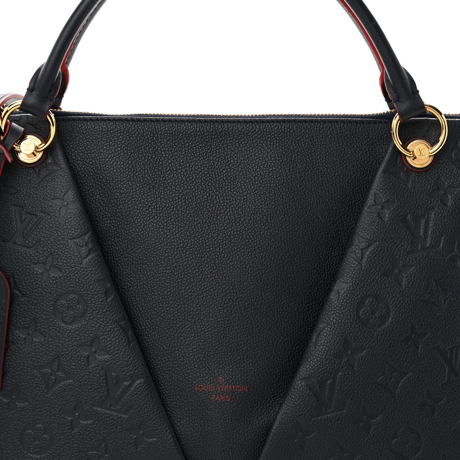 Louis Vuitton LOUIS VUITTON Empreinte V Tote MM Marine Rouge 7 of 9