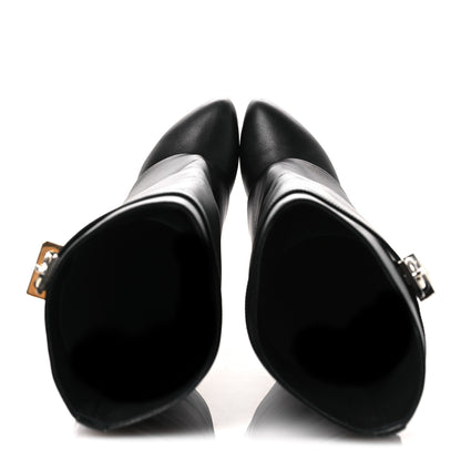 Givenchy Calfskin Shark Lock Pant Boots 37 Black 2 of 15