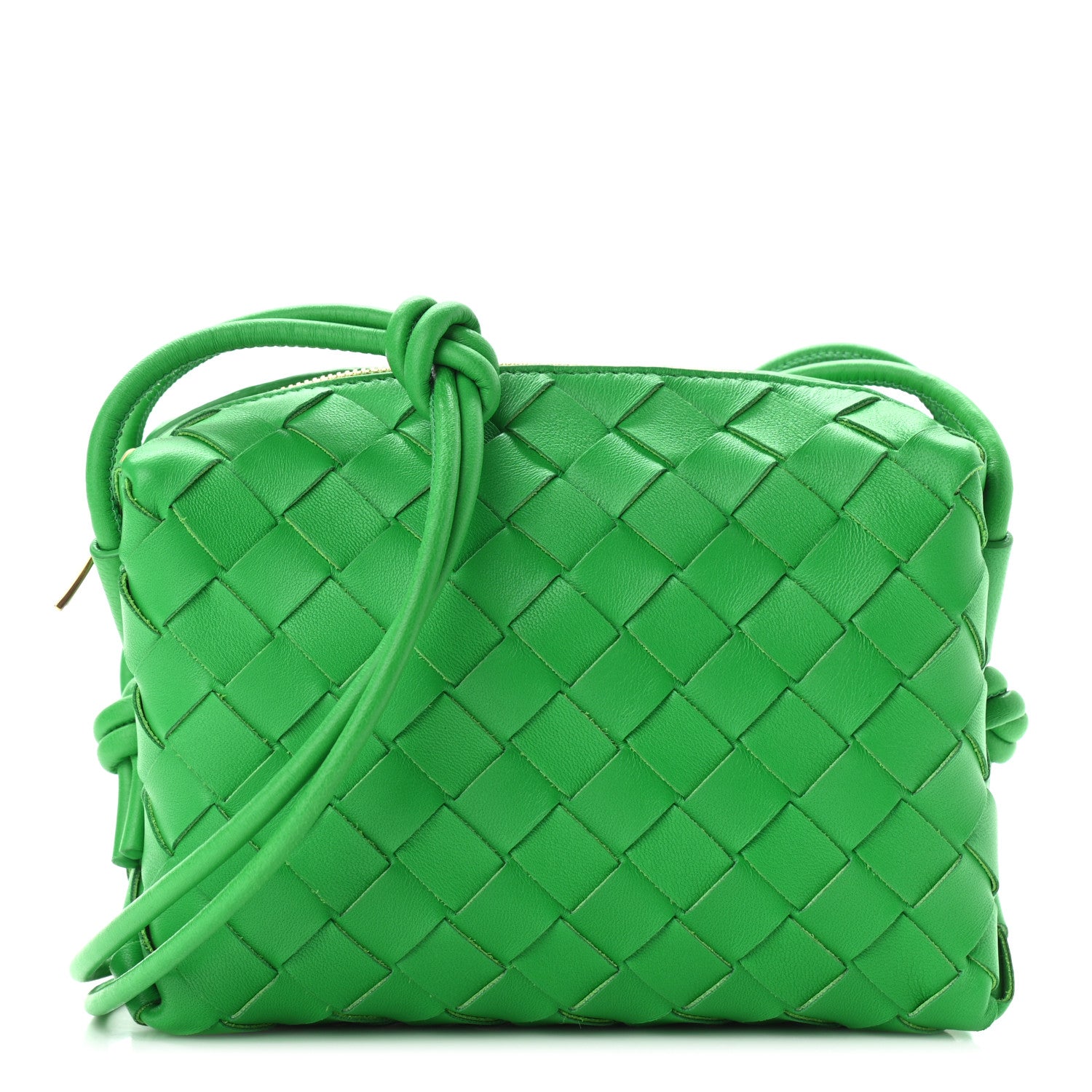 Bottega Veneta Nappa Intrecciato Mini Loop Camera Bag Parakeet 1 of 8