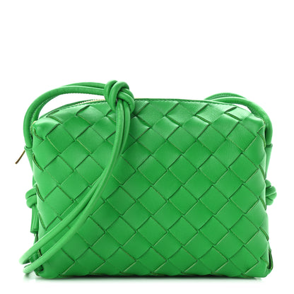Bottega Veneta Nappa Intrecciato Mini Loop Camera Bag Parakeet 1 of 8