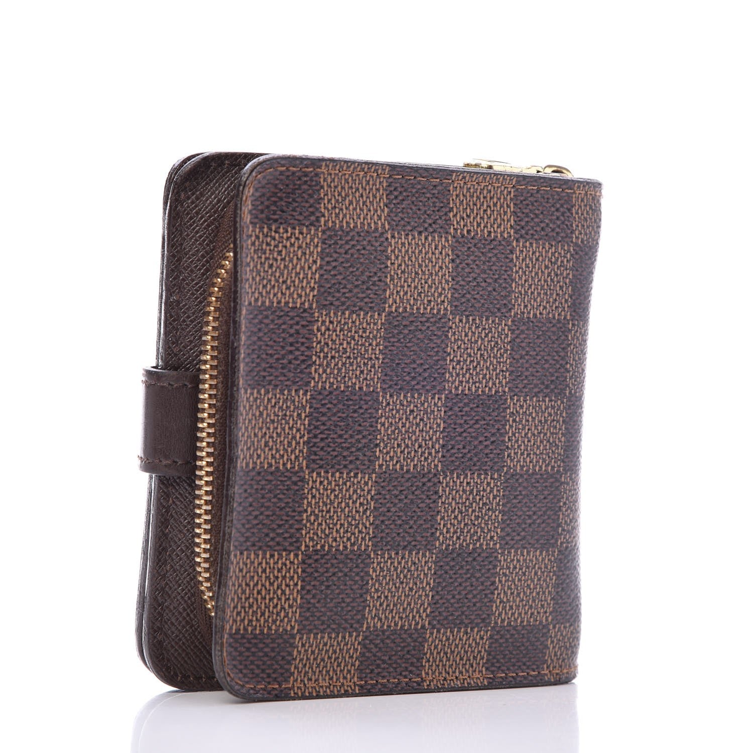 Louis Vuitton Damier Ebene Zippe Zipped Compact Wallet 3 of 11