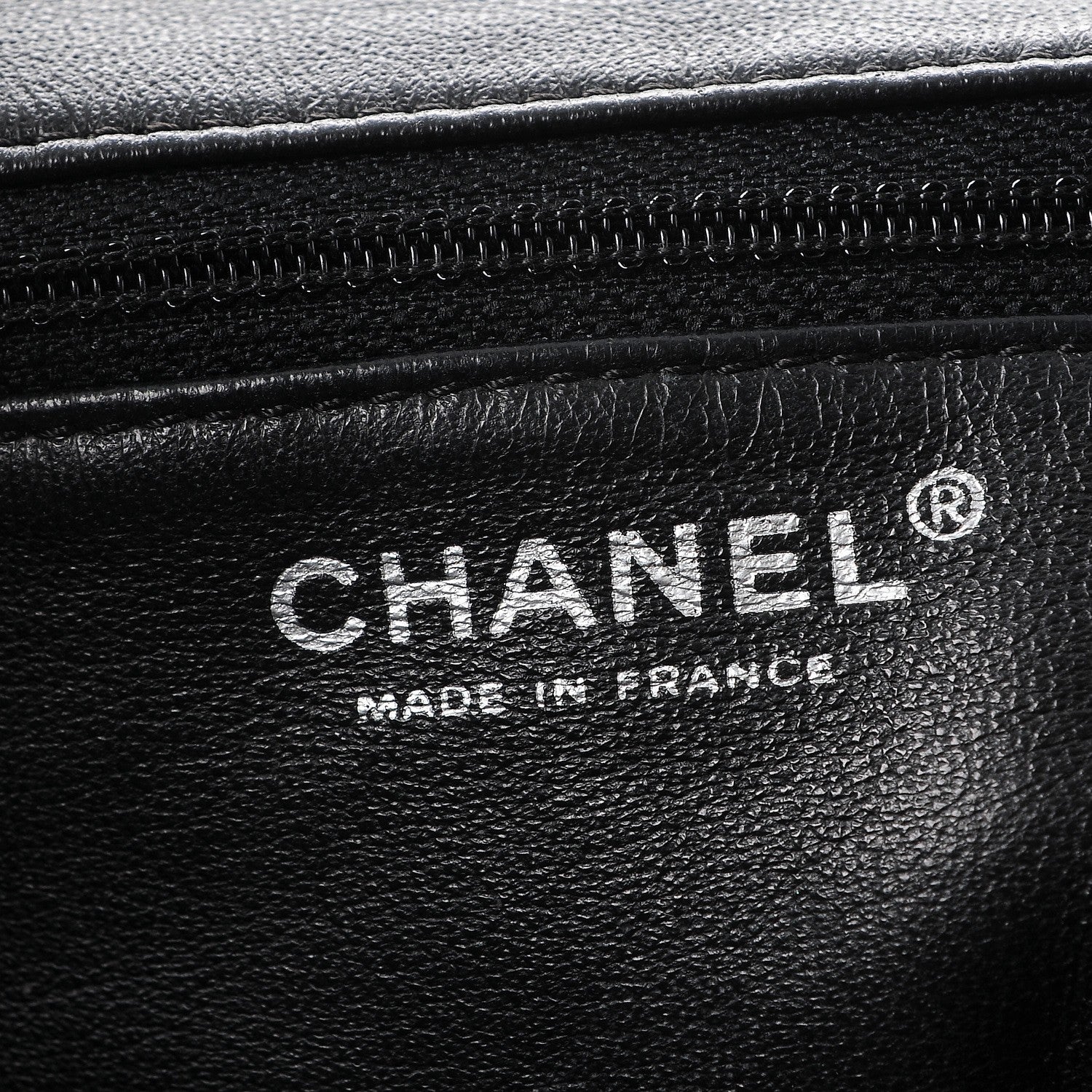 Chanel Calfskin Diagonal Ligne Tote Black 8 of 15