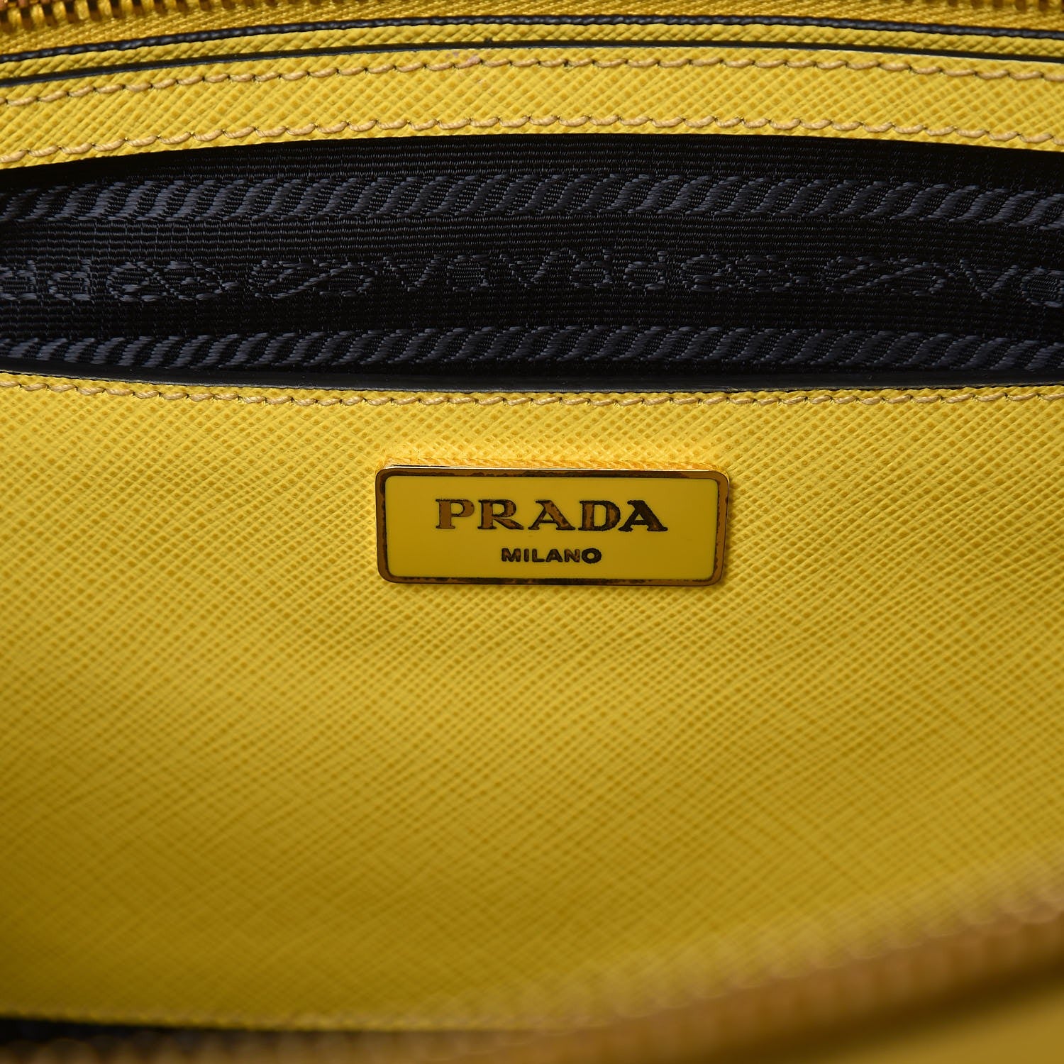 Prada Saffiano Large Galleria Double Zip Tote Girasole 9 of 18