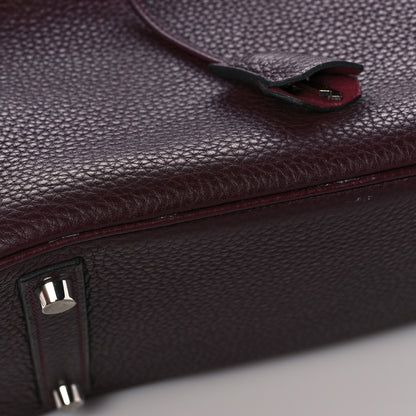 Hermes Togo Horseshoe Birkin 30 Bordeaux Bois de Rose 11 of 11
