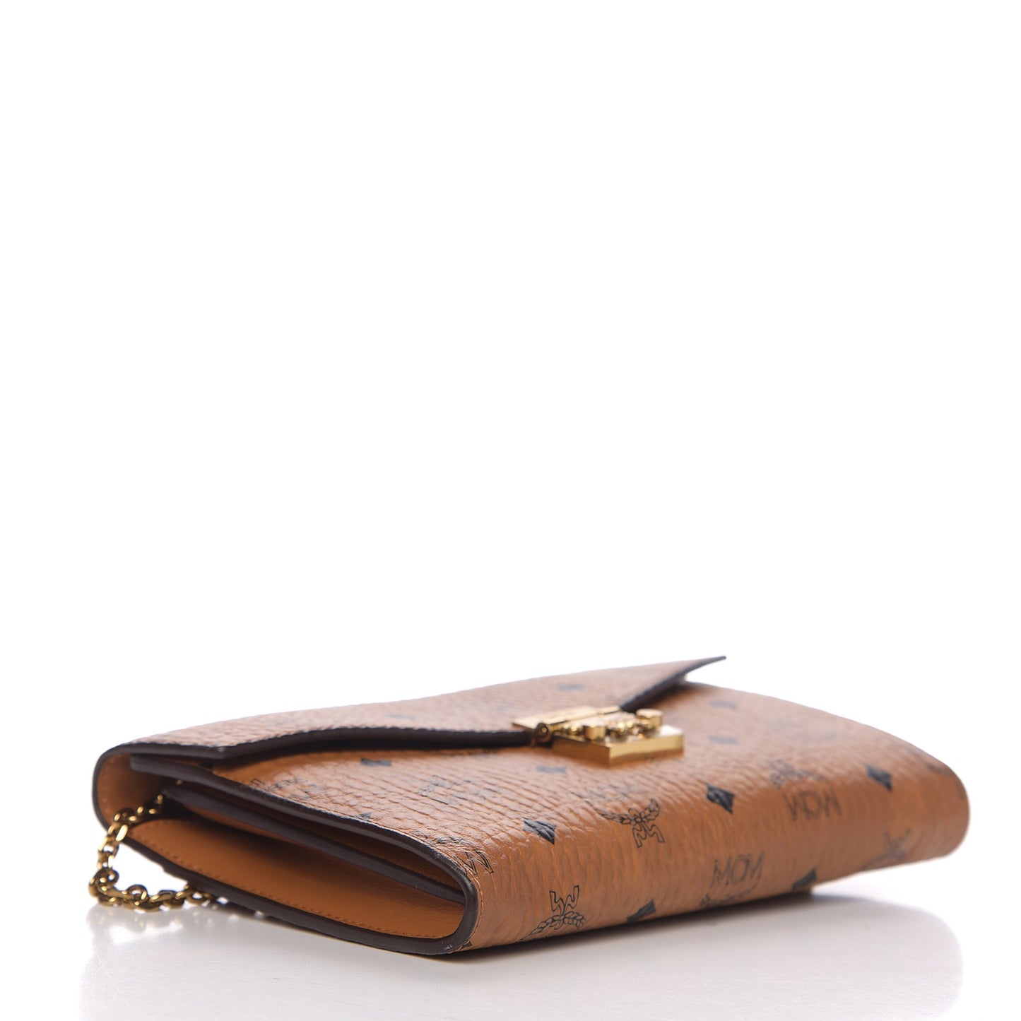 Visetos Medium Patricia Wallet On Chain Cognac