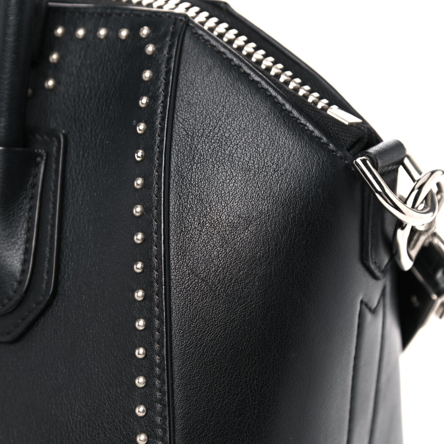 Givenchy Calfskin Small Studded Antigona Black 9 of 12