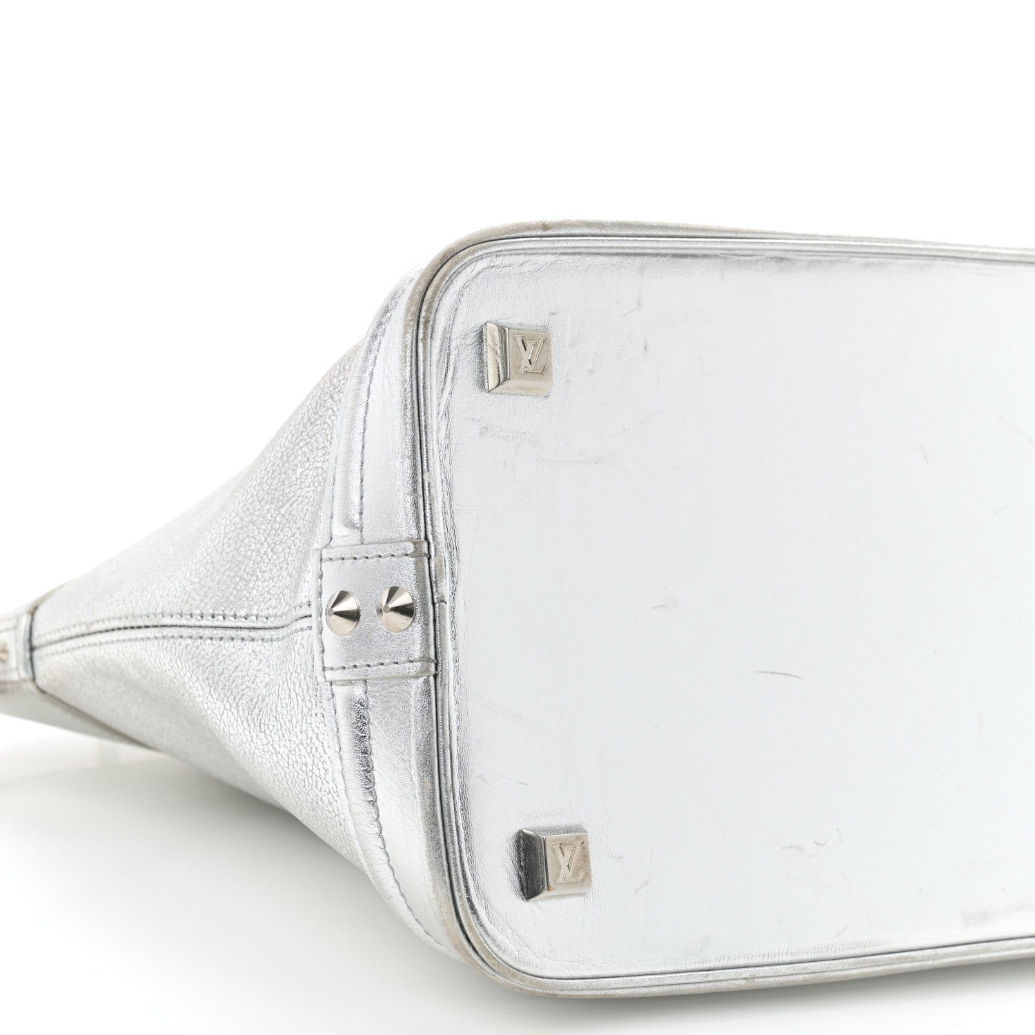 Louis Vuitton Suhali Lockit MM Silver 9 of 14